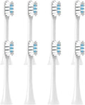 Replaceable Brush HeadsCompatible for XIAOMI MIJIA T301 T302 Soft Clean Bristle(8 White)