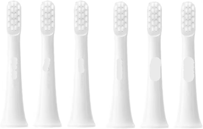 Compatibility for XIAOMI MIJIA Sonic Electric Toothbrush Head T100 T200 T200C T300 T301 T302 T500 T700 Replacement Heads(Mijia T100 6PCS)