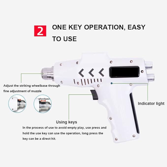 750N Chiropractic Adjusting Tool Instrument Electric Spine Chiropractor Electric Impulse Gun Actuator Massager Professional Massage Equipment for Men Women Adjust Vertebration and Thoracic Scoliosis