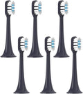 Electric Toothbrush Heads Suitable for T700/T300/T500 T500C Models(White blue-6pcs)