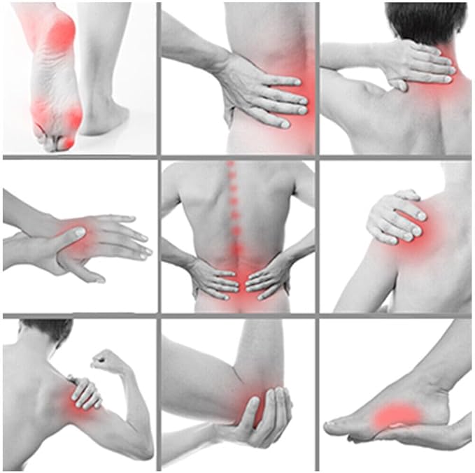13x650nm+4X808nm Handheld Red Light Therapy Device Infrared Red LightPortable Pain Relief Device for Shoulder Back Muscle Full Body Pain Relief