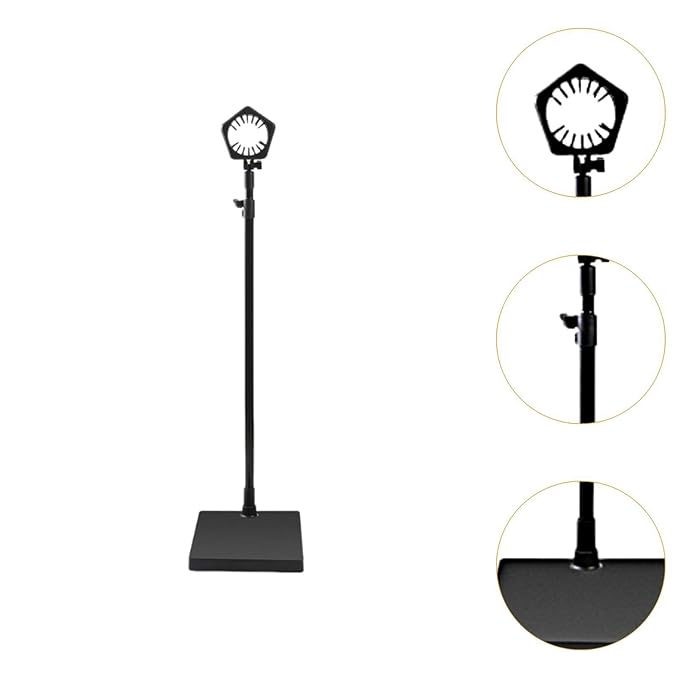 Hair Dryer Stand Practical 360 Rotate Multipurpose Adjustable Hair Drying Stand Clip for Salon Vanity Household Makeup Room Only Stand