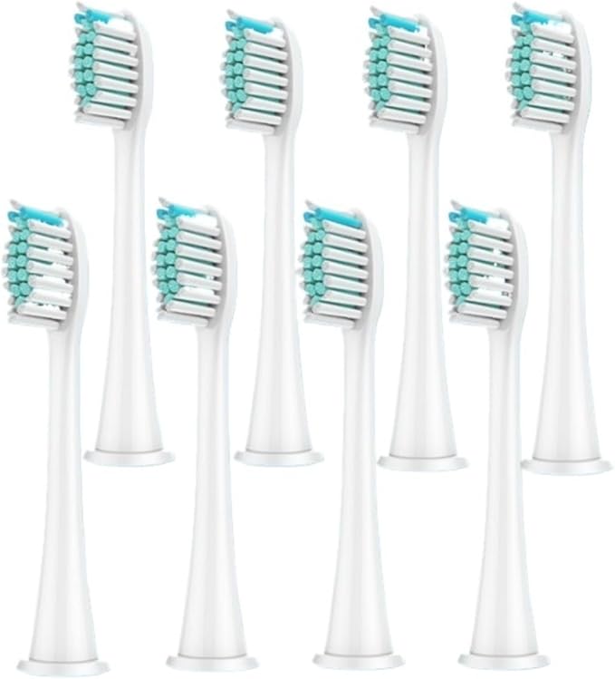 3Models Electric Toothbrush Head Compatible for with HX3/HX6/HX9 Series Models(8pcs White)