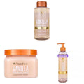 Tree Hut Vanilla Body Care &amp Shave Prep Set Foaming Body Wash + Exfoliating Body Scrub + Hydrating Shave Oil 3-Piece Routine