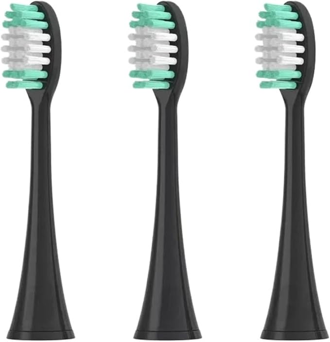 Electric Toothbrush Heads Compatible for Aquasonic Black Series/Series Pro/Vibe Series Unisex Replacement Nozzle(10PCS White)