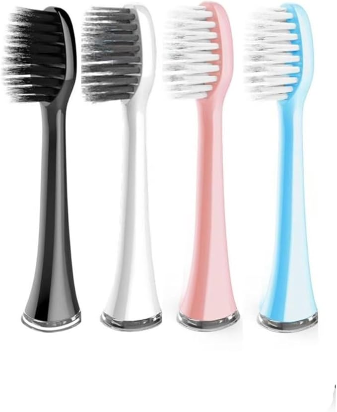 Replacement Toothbrush Heads for Basic Accessories Nozzles Bristles(8pcs White)