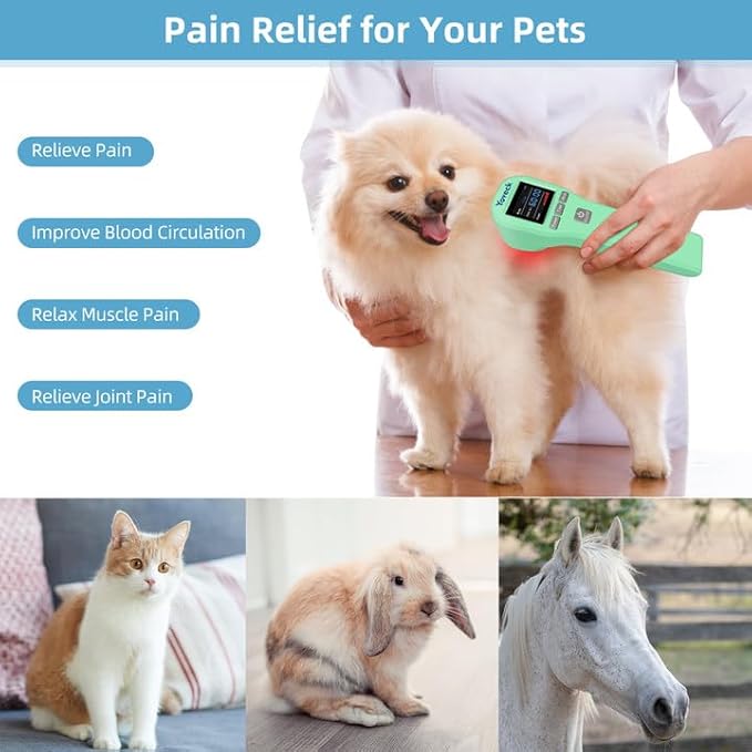 Red Light Therapy Device 4x808nm+16x650nm Cold Light Therapy for Body Red Light Therapy for Vet Near Infrared Light Therapy for Pain Relief Muscle Knee Joint