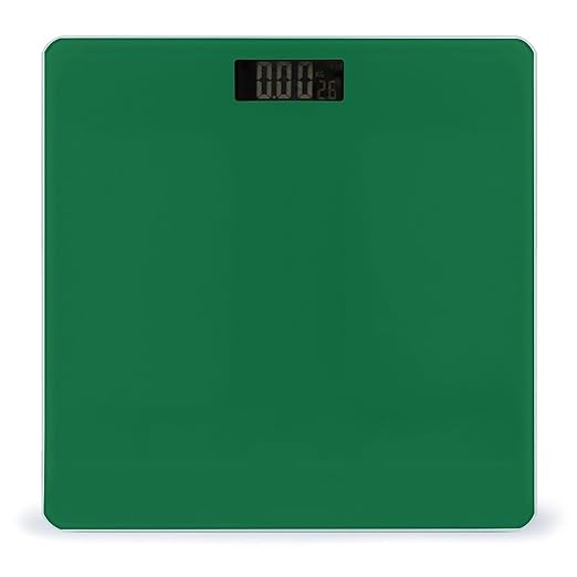 Automatic Switch Digital Bathroom Weighing Scale Smart Scale for Body Weight Green