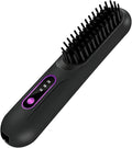 Hair Straightener Brush | 3-Temp Heated Curling StylerHeated Straightening Brush Hair Comb - for Women Girls Long Short Styling Home Travel Party Daily Dating Wedding