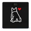Energy Saving Scale Bathroom Weighing Scale Smart Scale for Body Weight Digital Funny French Bulldog Puppy Dog