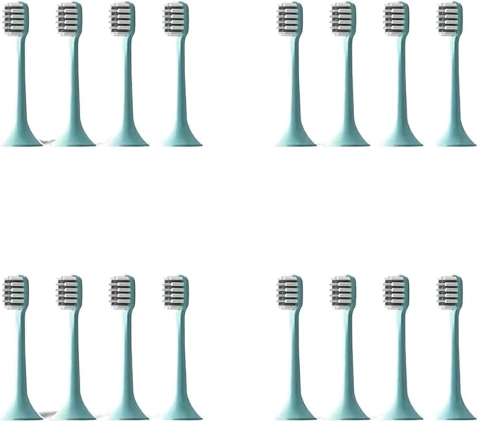 16PCS Compatible for A1 pro Electric Toothbrush Replacement Head(16BLUE)