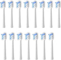 15pcs Brush Head Compatible with LaiFen LFTB01-P-A-S Sonic Electric Toothbrush Vacuum Packaging(Regular-Blue)