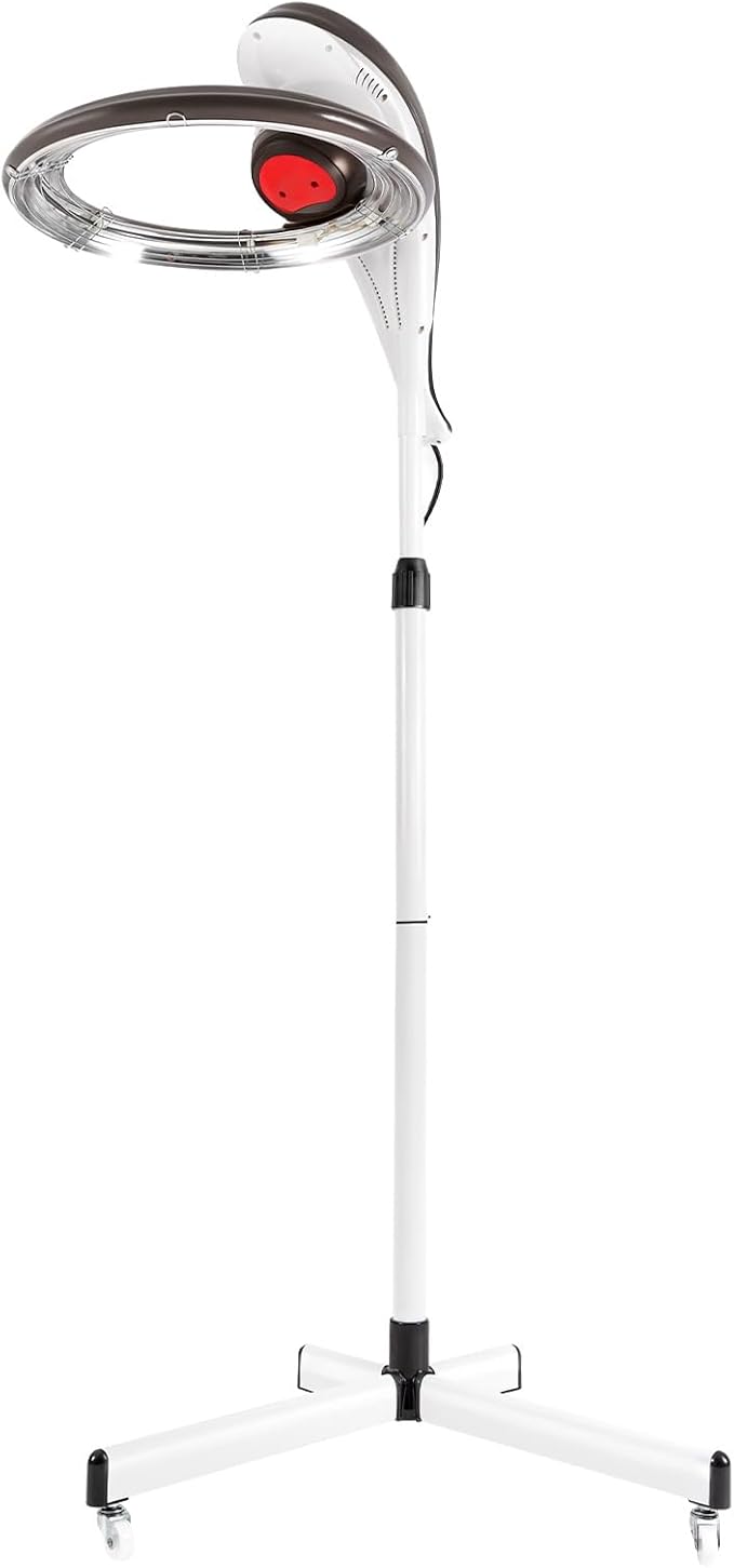 950W Stand Hair Dryer Infrared Hair Dryer Orbiting Rotating Hair Processor for Hair Dyeing Oil Treatment Hair Drying Heating