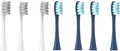 Compatible for Oclean Flow/X/X PRO/ Z1/ F1/ One/Air 2 /SE Brush Heads Soft Sonic Toothbrush Vacuum Bristle 7pcs Replacement(3Grey 4Dark Blue)
