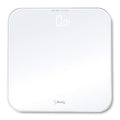 VisionTechShop S Body High Precision Ultra Wide Digital Body Weight Bathroom Scale up to 396lb/180kg Super-Clear Large LED DisplayStep-On Technology White