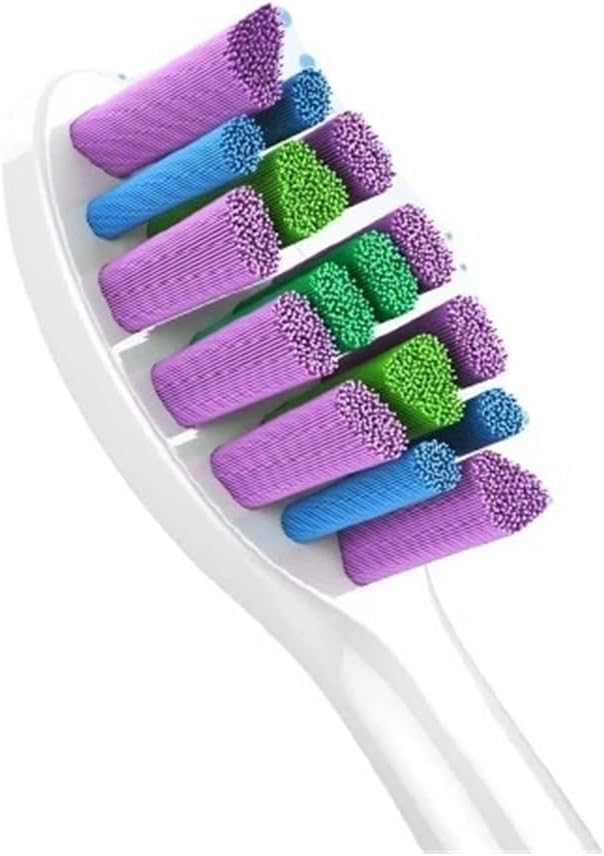 NB-1 Replacement Toothbrush Heads Soft Sristle Brush Head for Sonic Teethbrush(White Standard 8)