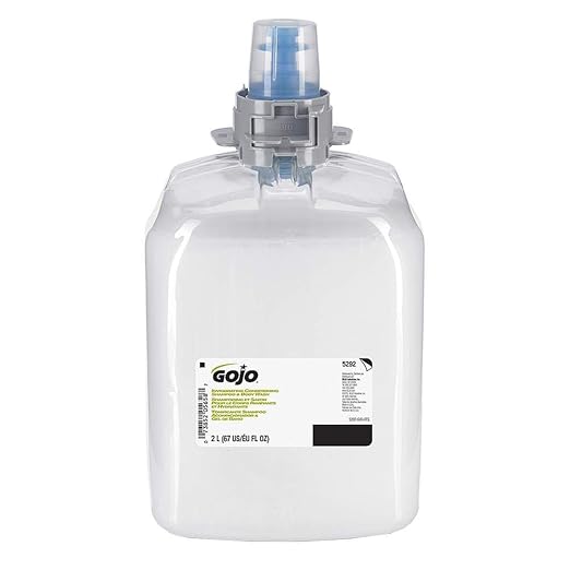 GOJO 529202 Invigorating 3-in-1 Shampoo and Body Wash Citrus Spice 2000mL Refill 2/Ctn