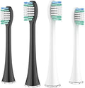 16pcs Replacement Toothbrush Heads Compatible for AquaSonic Black Series/Series Pro/Vibe Bristle Nozzle(16PCS White)