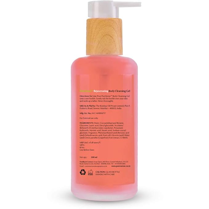 Grapefruit Rejuvenating Body Cleansing Gel (200ml)