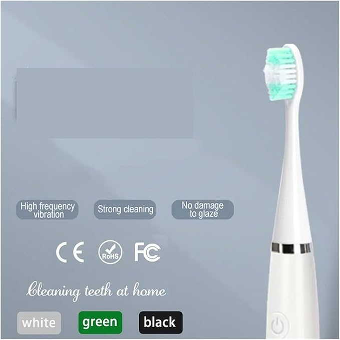Compatible for 3 Pcs Replacement Brush Heads Electric Toothbrush Head(White B)