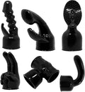 NUHUi 6Pcs Electric Massage Wand Attachments Muscle Massager Gun for Hitacih Mini Wand Accessorie Massaging Neck Legs Back Part