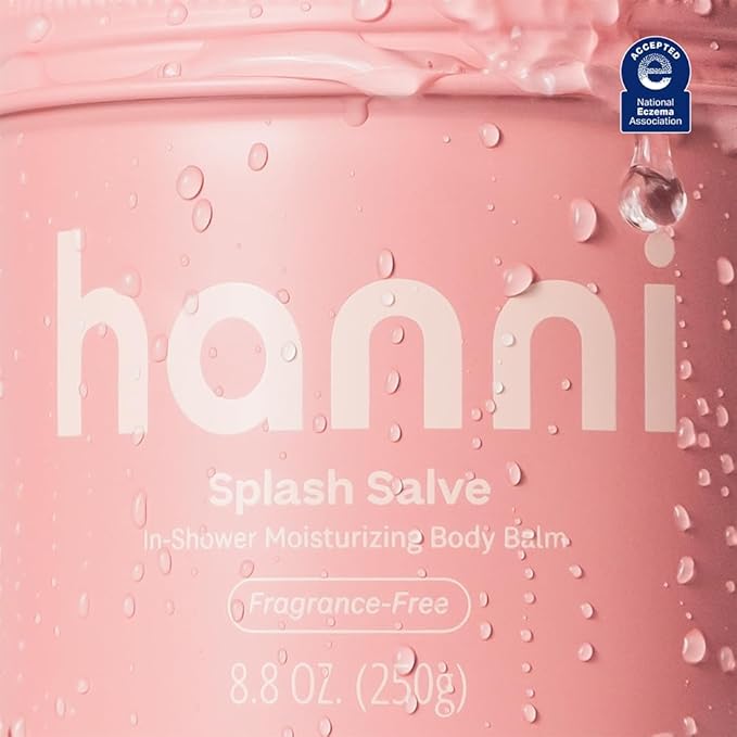 HANNI Splash Salve Body Mask In-Shower Moisturizer with Coconut Jojoba Shea Butter &amp Glycerin Deep Conditioning for All Skin Types FRAGRANCE-FREE 250 mL / 8.8 oz