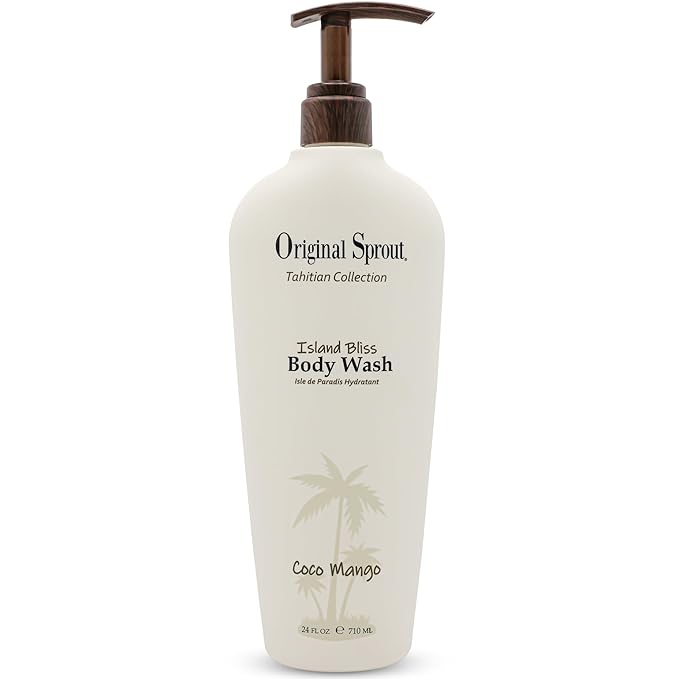 Original Sprout Island Bliss Moisturizing Body Wash for All Skin Types Including Sensitive &amp Dry Skin Hydrating Body Wash with Calendula &amp Rosemary Extracts Sulfate Free Coco Mango Scent 2
