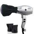 Parlux 385 Powerlight Ionic &amp Ceramic Silver Hair Dryer + M Hair Designs Metal Mesh Diffuser (Bundle) – Lightweight Fast-Drying Frizz-Control Blow Dryer for Salon-Quality Styling
