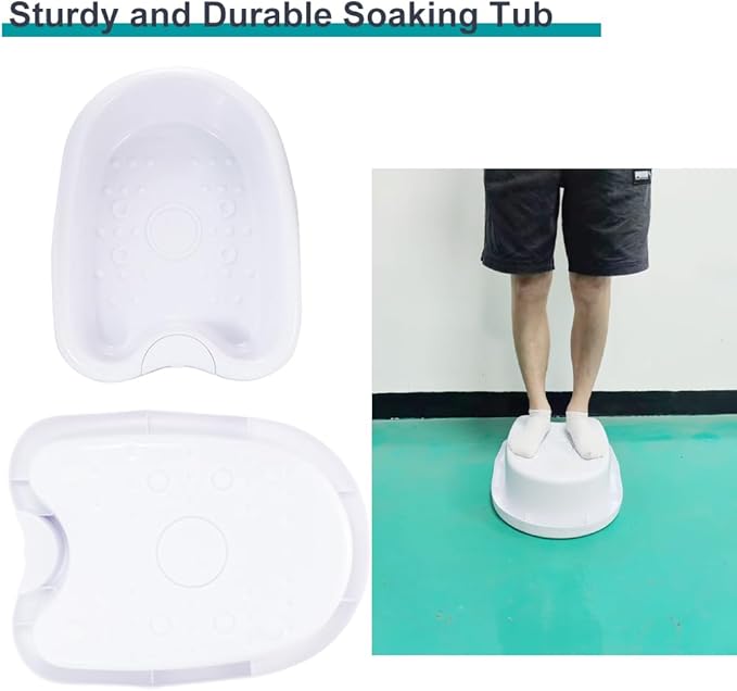 Professional Ionic Foot Bath Tub Basin for All Detox Foot Bath Machines Heavy Duty Foot TubLarge Ionic Detox Foot Bath Tub Basin for Soaking Feet (with 40 Liners)