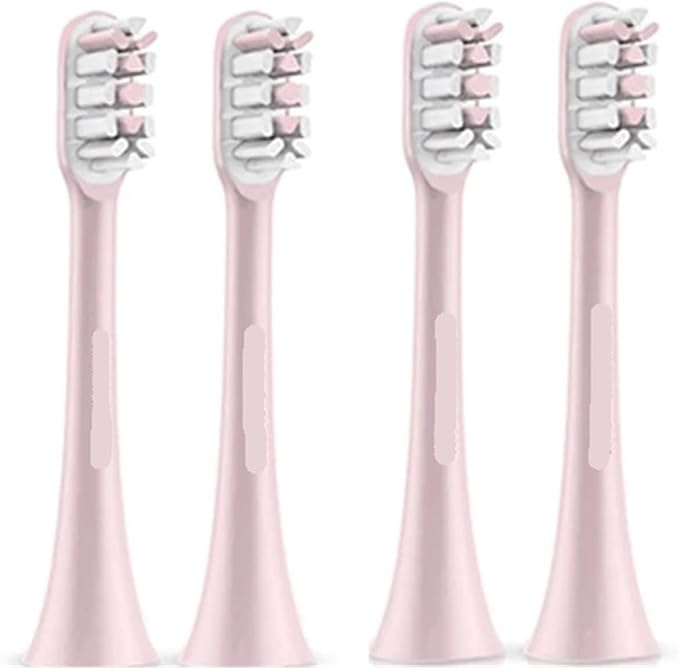 Compatible for SOOCAS Electric Toothbrush Heads Replacement X1 X3 X3U X5 Teeth Brush(Pink 4 pcs)