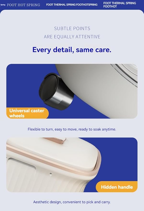 Fully Automatic Electric Household Foot Massage Heating Foot Bath Basin Multi-Functional Constant-Temperature Foot Bath a Gift for Parents