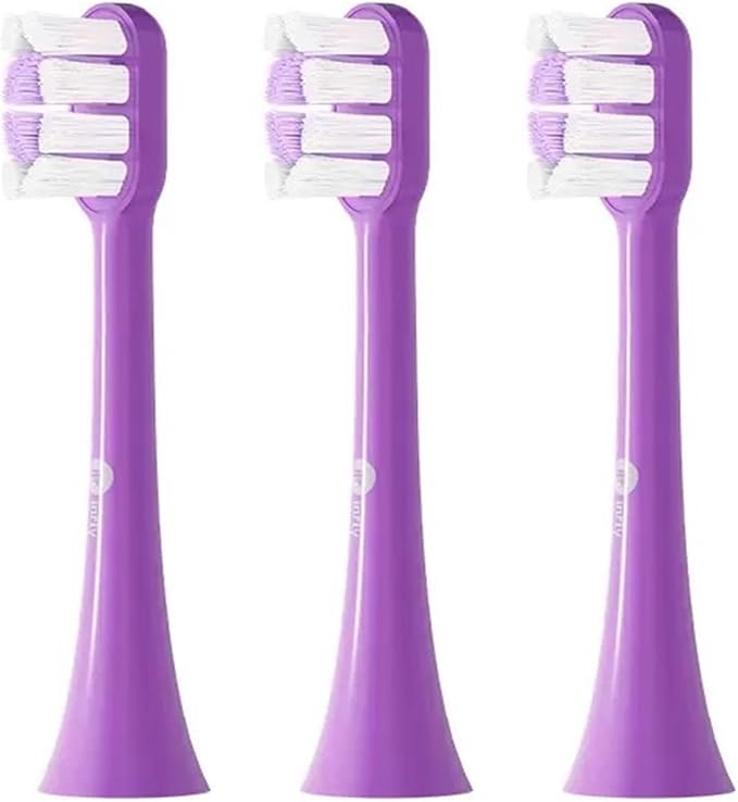 Replacement Toothbrush Heads Compatible for Revyline RL070 Electric Accessories Nozzles Bristles(4PCS Black)