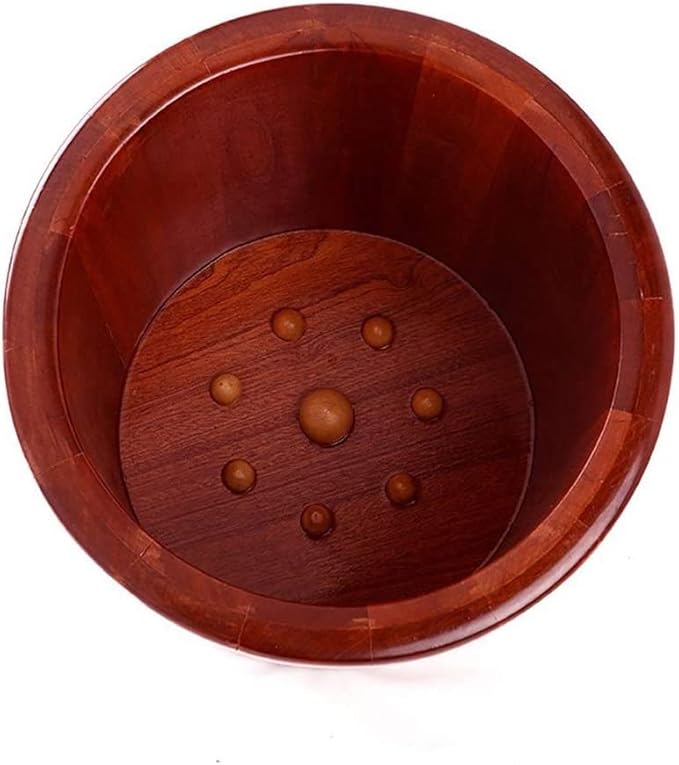 Relax Pedicure Foot BathFoot and Leg Spa for AdultsFoot Massage Spa for HomeSauna Wooden Bucket Foot Spa Household Wash Ba