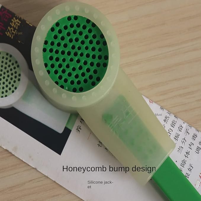 Silicone meridian beat energy meridian brush body beat back acupoint massager