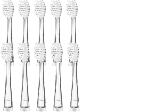 10PCS Kid's Replacement Toothbrush Heads Soft Bristle Replaceable Brush for Seago SG977/EK6/EK7/SG513 Electric(Bigger)