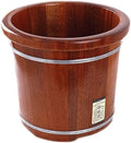 Relax Pedicure Foot BathFoot and Leg Spa for AdultsFoot Massage Spa for HomeSauna Wooden Bucket Foot Spa Household Wash Ba
