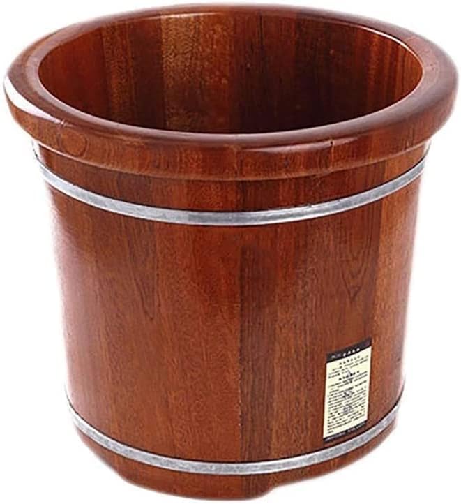 Relax Pedicure Foot BathFoot and Leg Spa for AdultsFoot Massage Spa for HomeSauna Wooden Bucket Foot Spa Household Wash Ba
