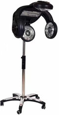 Professional Standing Hair Hood Dryer Adjustable Height Universal Wheels Built-in Heating Circulation System for Salon Hair Color Processing