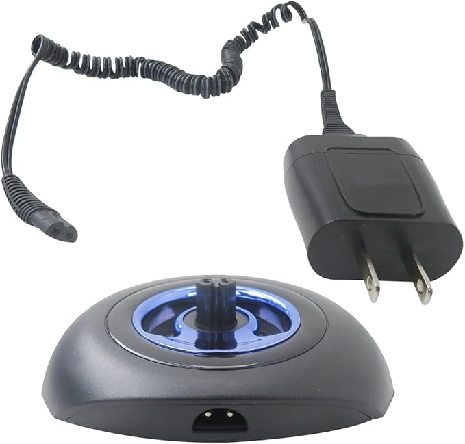 Shaver Charger and Charging Stand for Braun Men's 9 8 7 5 3 6 Electric Razor Models Charger Base for Braun S3 S6 S7 S8 S5 S9 Electric Razor Replacement for Braun Trimmer Charging Dock