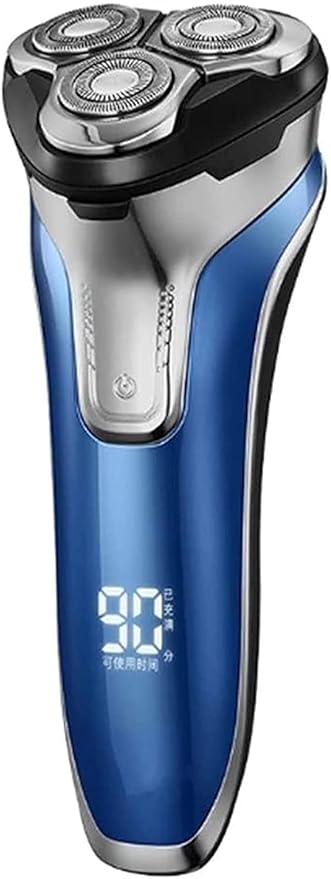 Electric Shaver Razor for Men with Floating Rotary Razor Ipx7 Led Display Rechargeable Dry/Wet Men's Electric Shavers