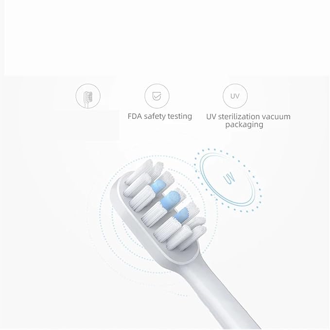 10 Pcs Replacement Brush Heads for T100 T300 T500 T500C – Soft Bristle Sonic Electric Toothbrush(T300T500 T500C 6pcs)