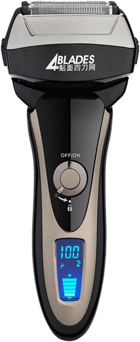 Electric Razor for Men Electric ShaverRechargeable Cordless Wet &amp Dry Foil ShaverProfessional 4 Blade Shaver
