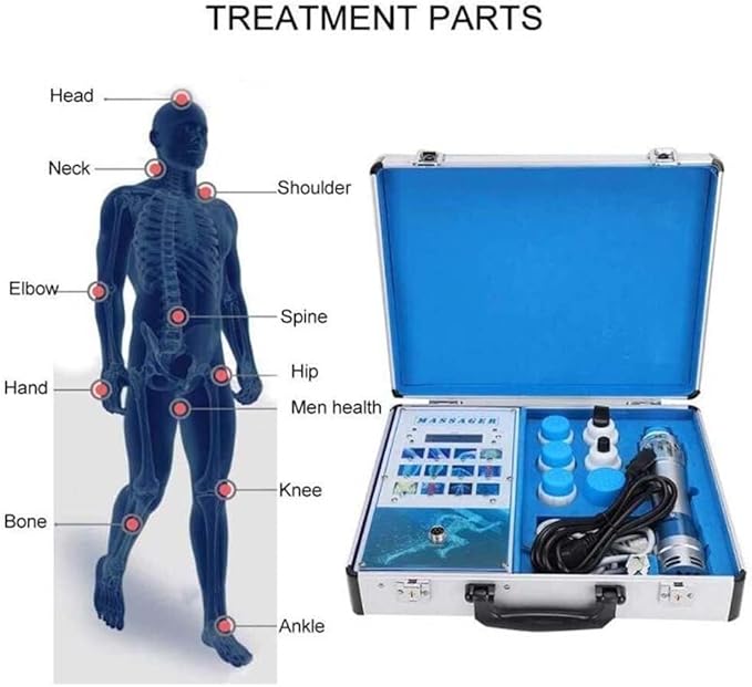 Electromagnetic Shock Wave Machine Shockwave ED Therapy MachinePortable Shock Wave Professional Pain Relief Massager Treatment Device