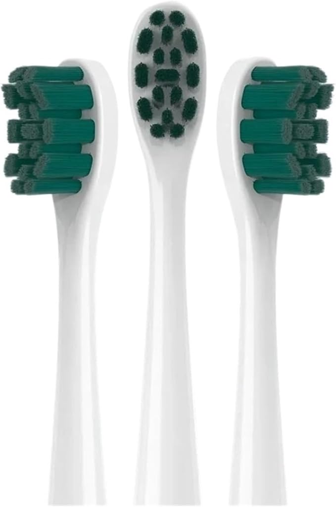 Toothbrushes Head SuitableCompatible for All Models of Usmile Brand Electric Independent(6pcs BlackishGreen)