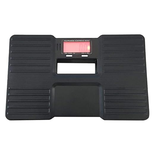 Weighing Scale Compact Digital Scales Precision Electronic Bathroom Human Body Scale Portable Body Health Bathroom Scale Max 150Kg Black