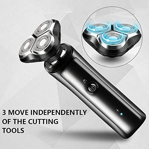 Head Shavers for Bald Men 3 in 1 Electric Shaver Razor for Men Shaving Machine 4D Smart Male Rechargeable Three-Head Nasal Hair Trimmer Kit