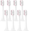 Replacement Brush Head Compatible with XIAOMI MIJIA T300/T500/T700 Sonic Electric Toothbrush Heads Soft Bristle Nozzle Deep Clean(8 pcs White Pink)