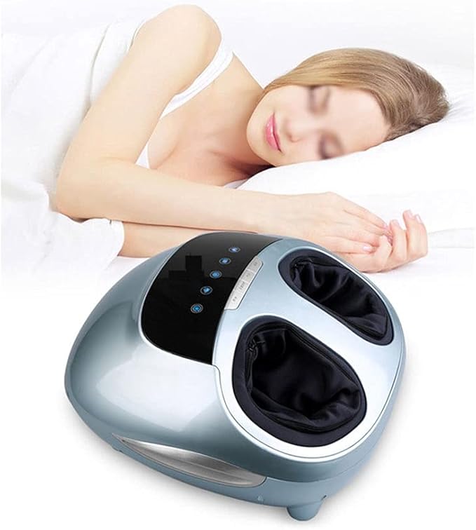 Shiatsu Foot Massager Electric Foot Massage Machine Rolling and Pressure Massage Foot Massager with Heat for Deep Kneading Therapy Suitable for Home or Office Use (Color : Pink)