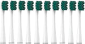 10PCS Vacuum Replacement Brush Heads Compatible for Y1S/Y4/U1/U2/U3/P1/P4 Soft Sonic Electric Toothbrush Clean Nozzles(10RoundGreen)