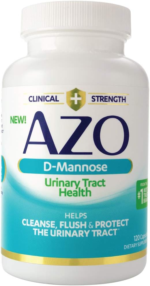 AZO Complete Feminine Balance Daily Probiotics for Women &amp D Mannose Urinary Tract Health Cleanse Flush &amp Protect The Urinary Tract